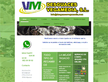 Tablet Screenshot of desguacesvegamedia.com